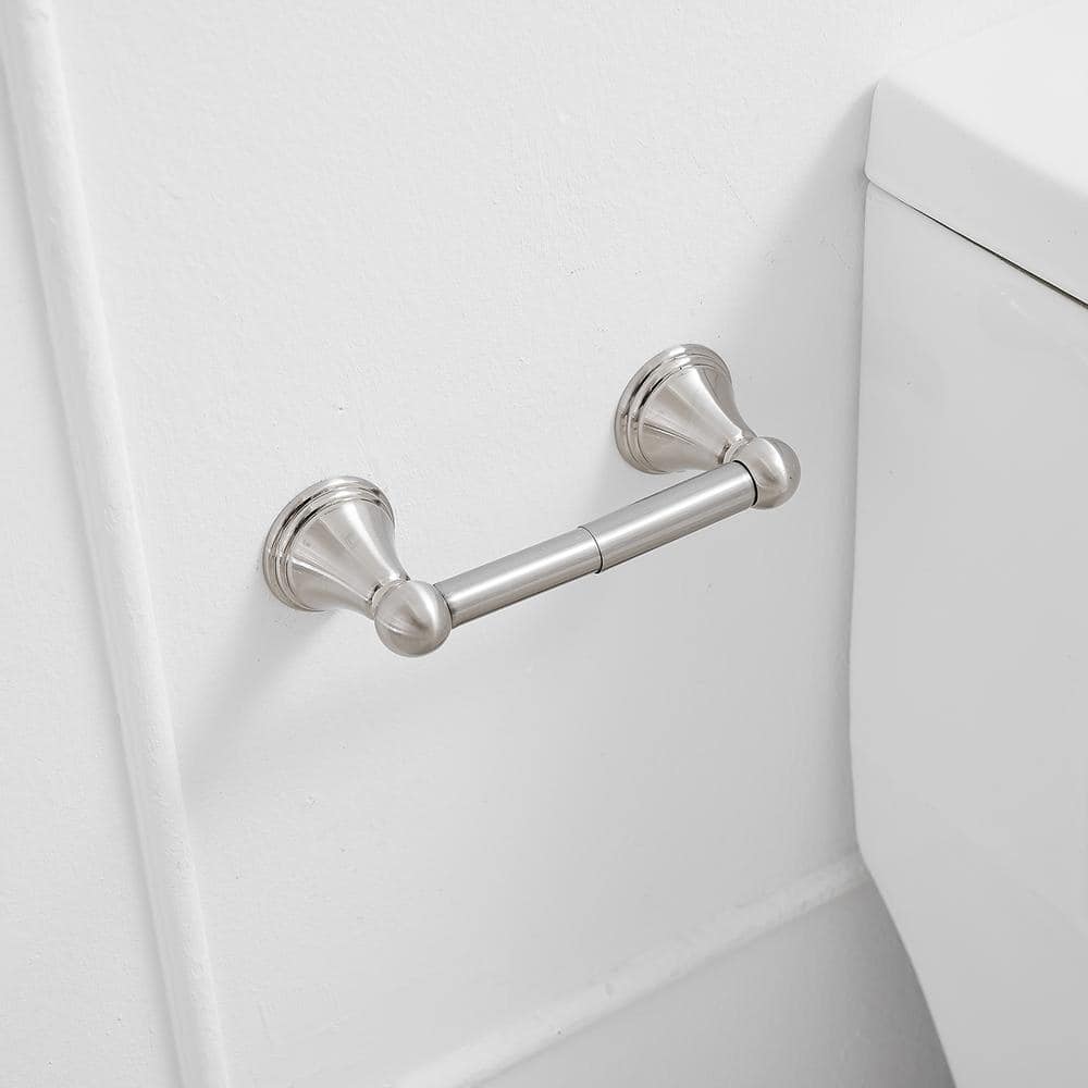 Nickel Wall Mounted Traditional Toilet Paper Holder