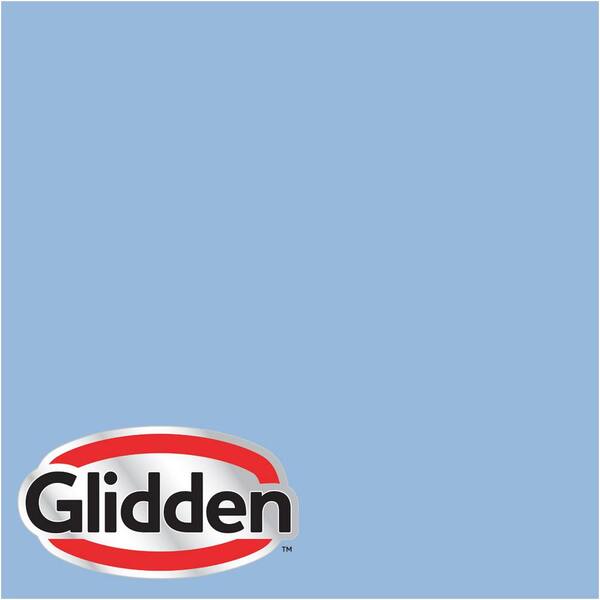 Glidden Premium 1 gal. #HDGV15 French Country Blue Semi-Gloss Interior Paint with Primer