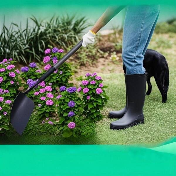 thumbnail image 2 of Heavy Duty Garden Plow Hoe - 55 Inch Handle V-Shaped Triangle Hoe For Soil Work 2 of 14