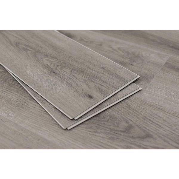 Take Home Sample - Invicta Keystone Grey 20 MIL x 7 in. W x 60 in. L Click Lock Waterproof Vinyl Plank Flooring