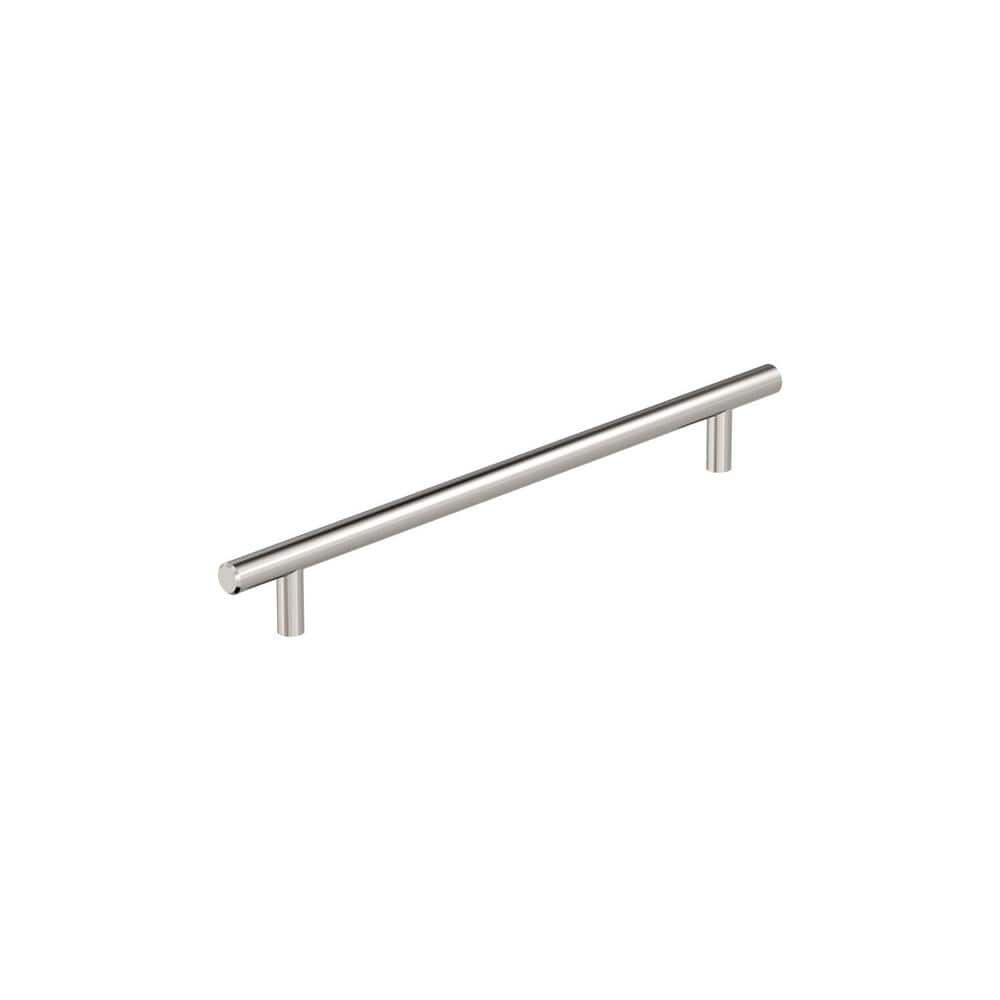 Bar Pulls 8-13/16 in. (224 mm) Modern Polished Nickel Bar Cabinet Pull price history on PriceWatchPro