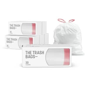 1.6 Gal. Kitchen Trash Bags with Drawstring (180-Count)