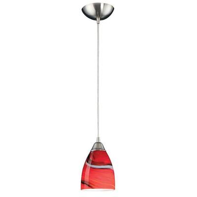 Cal Lighting UP-128-CL-AMBFR Contemporary Modern LED Mini Pendant in Pewter Silver Finish, Nickel Cal Lighting UP-128-CL-AMBFR Contemporary Modern LED Mini Pendant in Pewter Silver Finish, Nickel