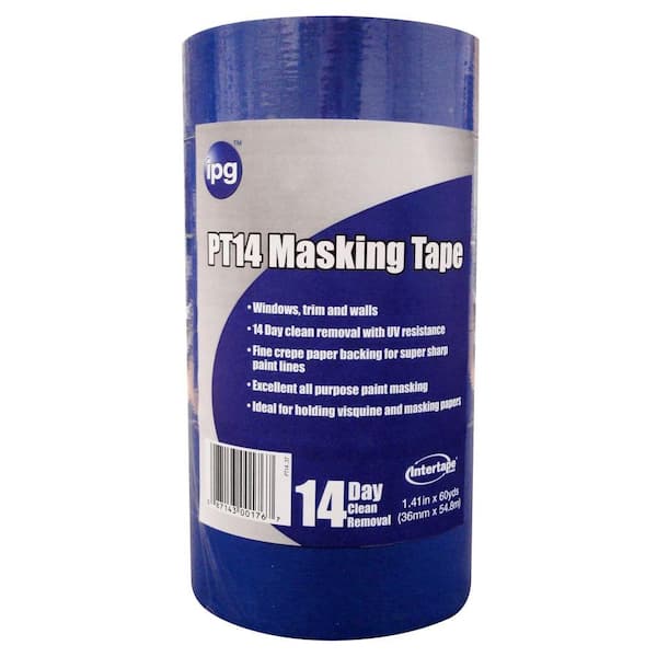 Intertape Polymer Group PT14 Pro Mask Blue 1.5 in. x 60 yd. Masking Tape (6-Pack)
