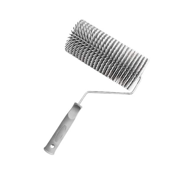 9 in. Self-Leveling Paint Spiked Epoxy Roller with 1-1/4 in. Plastic Spikes with Handle Frame for Cement Concrete Floor