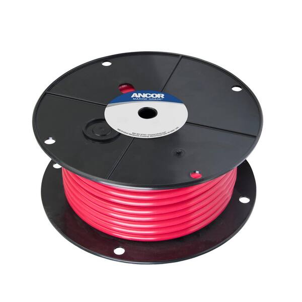20 FT 6 AWG Red Tinned Copper Marine Battery Cable – BC-5W2 – Made In USA By ACDC