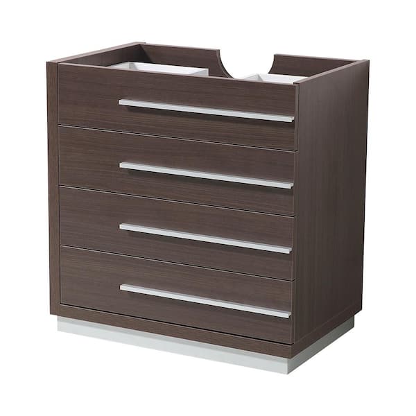 Fresca Livello 30 in. Bathroom Vanity Cabinet Only in Gray Oak
