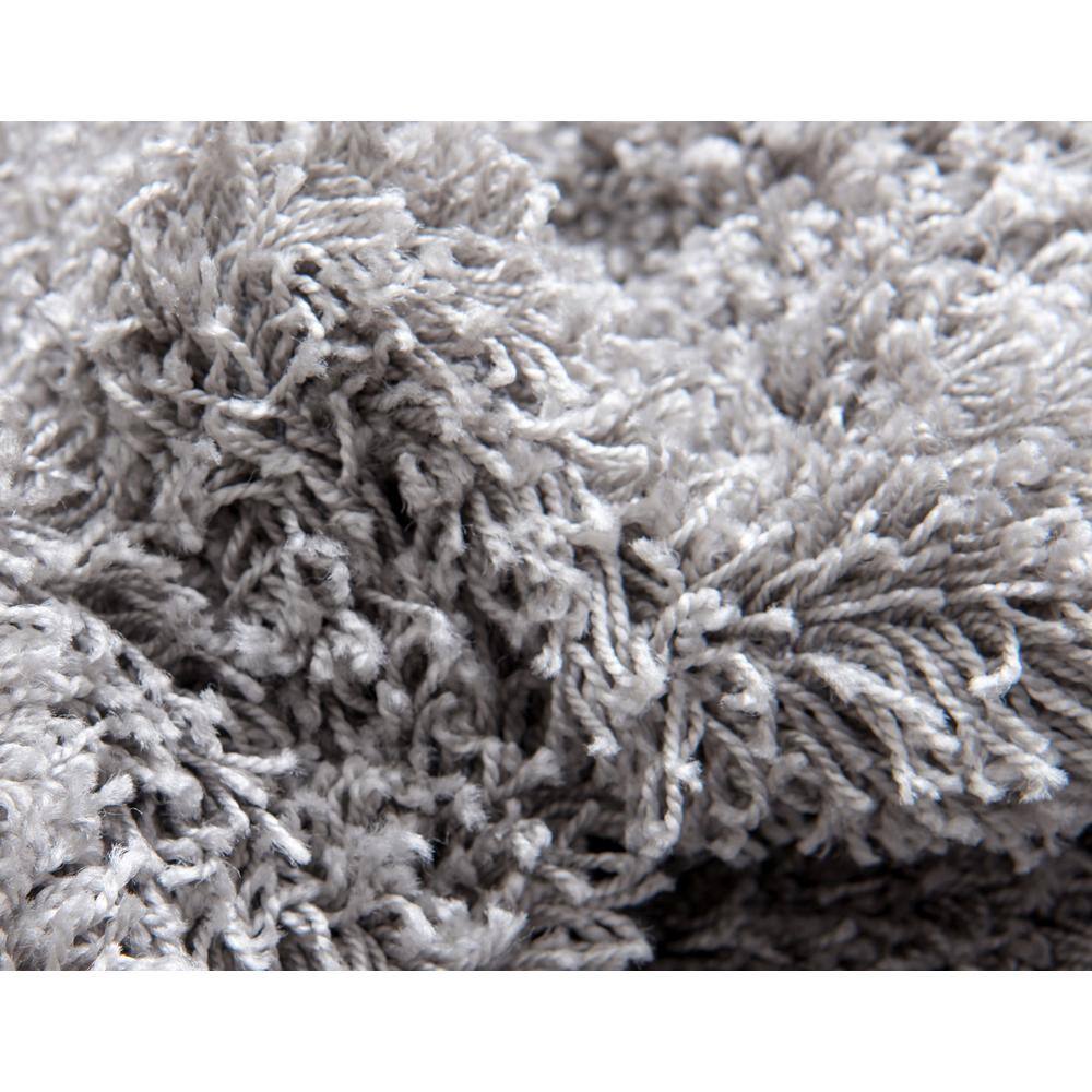Cloud Gray Luxe Shag Rectangular Rug 8' x 10' - Easy Care & Stain-resistant