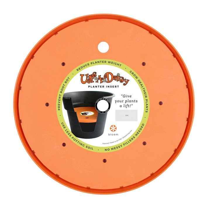 Bloem 14" Orange Round Planter Lift Insert