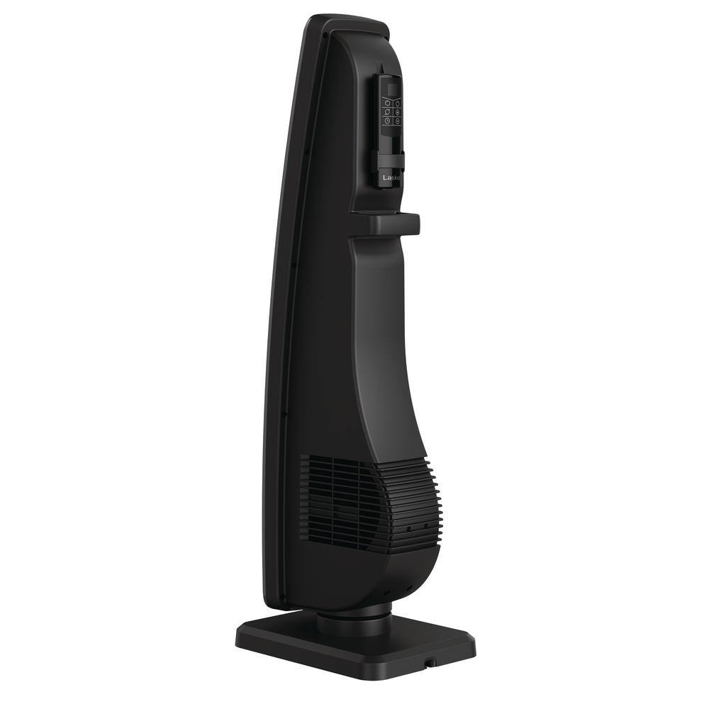Lasko Black Ceramic Tower Heater with Remote Control
