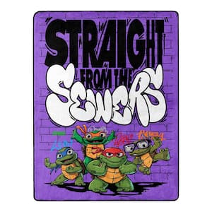 Teenage Mutant Ninja Turtle Mutant Mayhem Straight From Sewers Silk Touch Throw