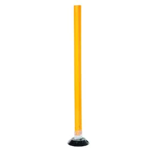 48 in. X 3.25 in. Yellow Surface Mount Flexible Stakes