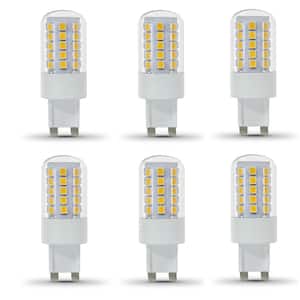 G9 Bi-Pin Base Corn Bulb 4 Pack 75W Equivalent Warm White 120V G9 LED Bulb All-New Dimmable 8W LED G9