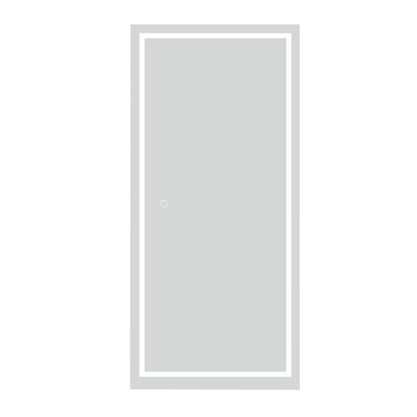 Unbranded 22 in. W x 47 in. H Rectangular Frameless Wall Mount or Floor Standing LED Modern Decorative Bathroom Vanity Mirror