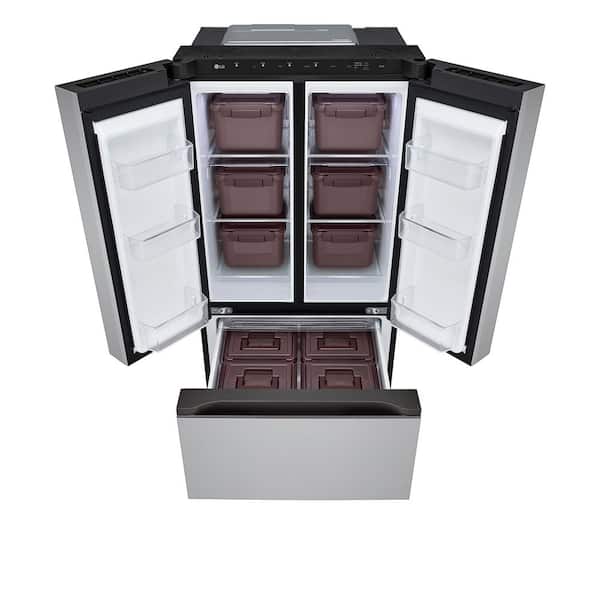 LG 30 in. W. 14.3 cu. ft. Standard Depth Kimchi Freezerless French
