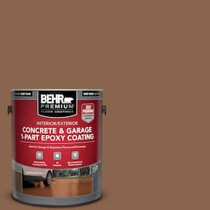 1 gal. #S220-7 Molasses Self-Priming 1-Part Epoxy Satin Interior/Exterior Concrete and Garage Floor Paint