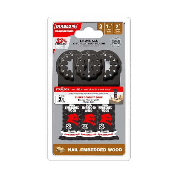 DIABLO 1-1/4 in. Demo Demon Starlock Bi-Metal Oscillating