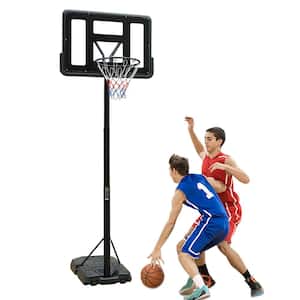 6.6 ft. to 10 ft. H Adjustment Portable Poolside Basketball Hoop Goal 44 in. Backboard, with Stable Base and Wheels