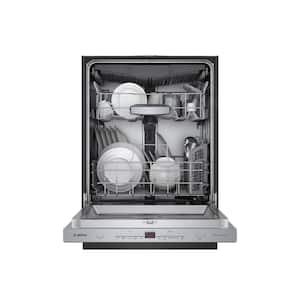 500 Series 24 in. Stainless Steel Top Control Tall Tub Pocket Handle Dishwasher with Stainless Steel Tub, AutoAir, 44dBA