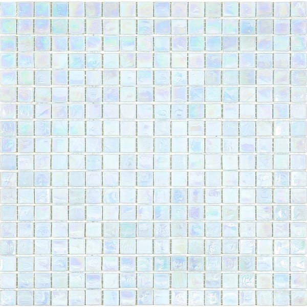 Apollo Tile Skosh Glossy Honeydew Green 11.6 in. x 11.6 in. Glass Mosaic Wall and Floor Tile (18.69 sq. ft./case) (20-pack)