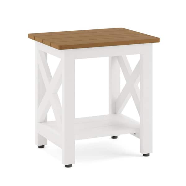 MOEPISY Teak Small Outdoor Side Table