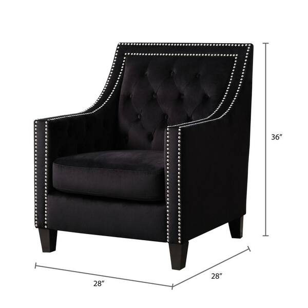 Tufted nailhead accent chair hotsell