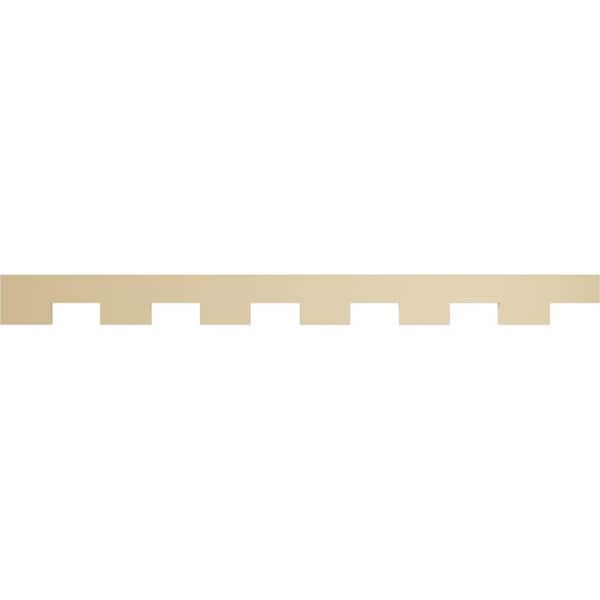 1 in. D x 7 in. W x 84 in. L Primed Polyurethane Panel Moulding