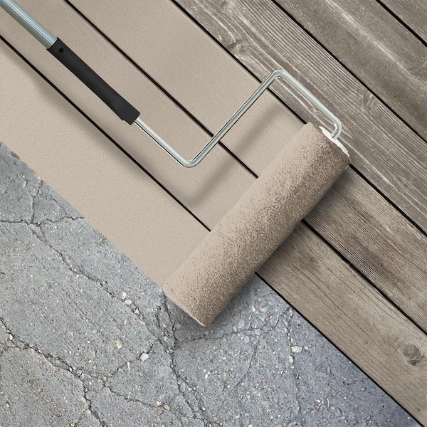1 gal. #PPU5-13 Creamy Mushroom Low-Lustre Enamel Interior/Exterior Porch and Patio Floor Paint