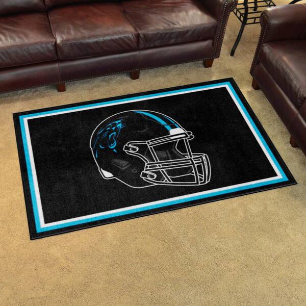 Carolina Panthers Football Rug