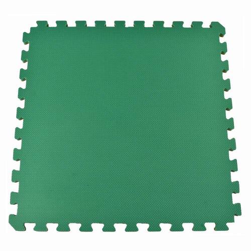 Home Sport and Play Green/Brown 24 W x 24 L Foam Exercise and