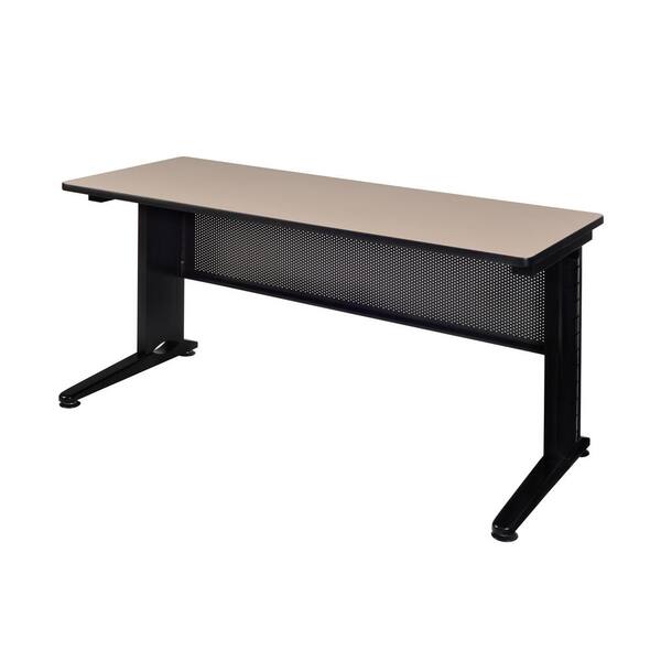 Unbranded Fusion Beige 66 in. W x 24 in. D Training Table