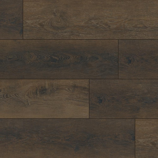 A&A Surfaces Aged Walnut 20 MIL x 9 in. x 60 in. Waterproof Click Lock Luxury Vinyl Plank Flooring (48-cases/897.6 sq. ft./pallet)