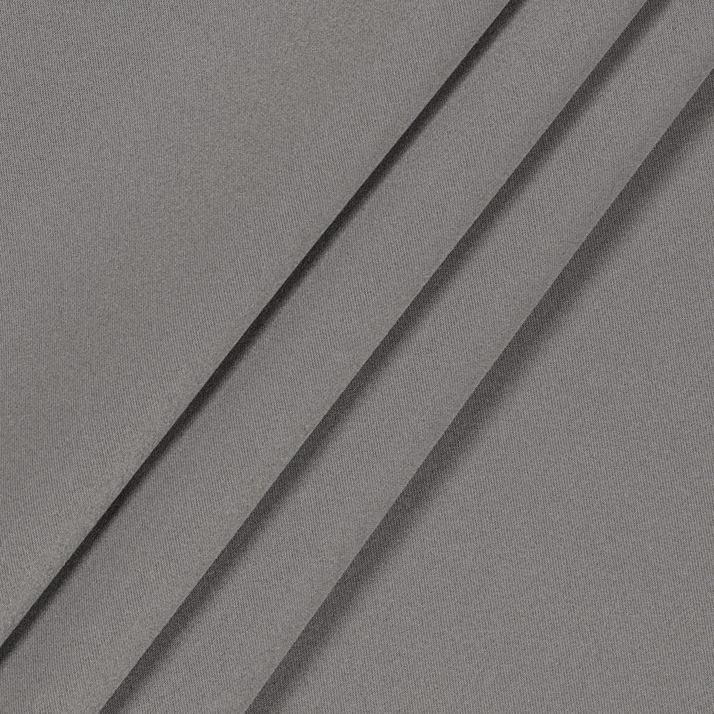 Gray Polyester Room Darkening Curtain Panel 54 x 63