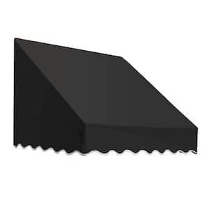 8.38 ft. Wide San Francisco Window/Entry Fixed Awning (24 in. H x 36 in. D) Black