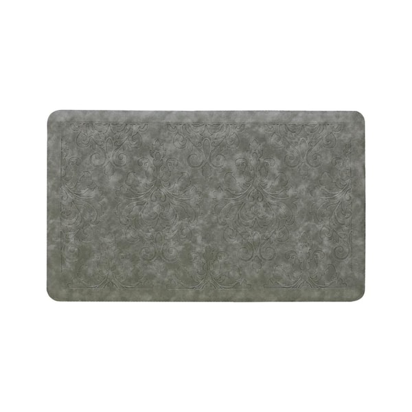 Emeril Lagasse 2-ft x 3-ft Grey Rectangular Indoor Anti-fatigue Mat in the  Mats department at