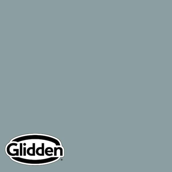 Glidden Essentials 1 gal. PPG1034-5 Aqua Smoke Semi-Gloss Exterior Paint