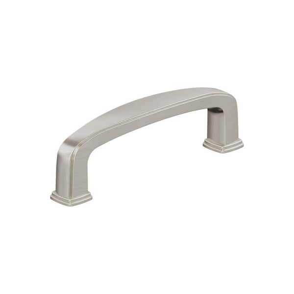 Amerock Franklin 3 in. (76mm) Traditional Satin Nickel Arch Cabinet Pull