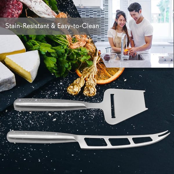 Cheese Slicer, Cheese Knives For Charcuterie Board, Stainless