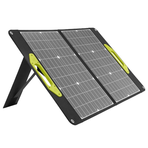 RYOBI - 18V ONE+ 1800-Watt Portable Battery Inverter Power Station/8-Port Charger with 60-Watt Foldable Solar Panel
