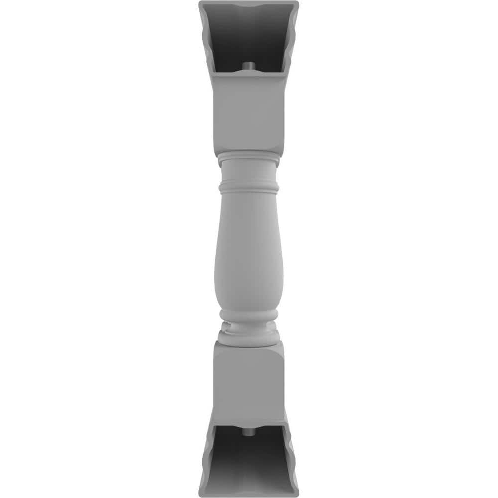 Oxford White Fiberglass and Polyurethane Deck Railing Kit, 24 in x 38 in