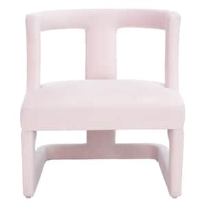 Rhyes Light Pink Upholstered Accent Chairs