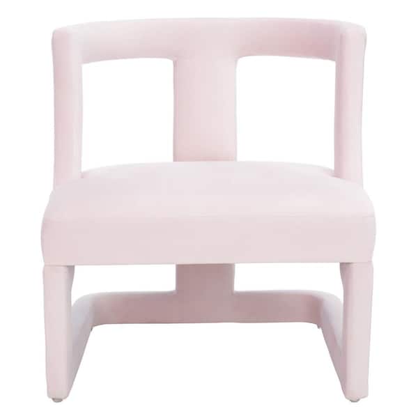 SAFAVIEH Rhyes Light Pink Upholstered Accent Chairs