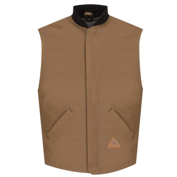 Bulwark EXCEL FR ComforTouch Men's 2X-Large Brown Duck Brown Duck Vest Jacket Liner