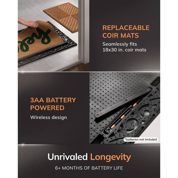 Anji Mountain BriteStep Black Mat 38 in. x 26.5 in. Pressure