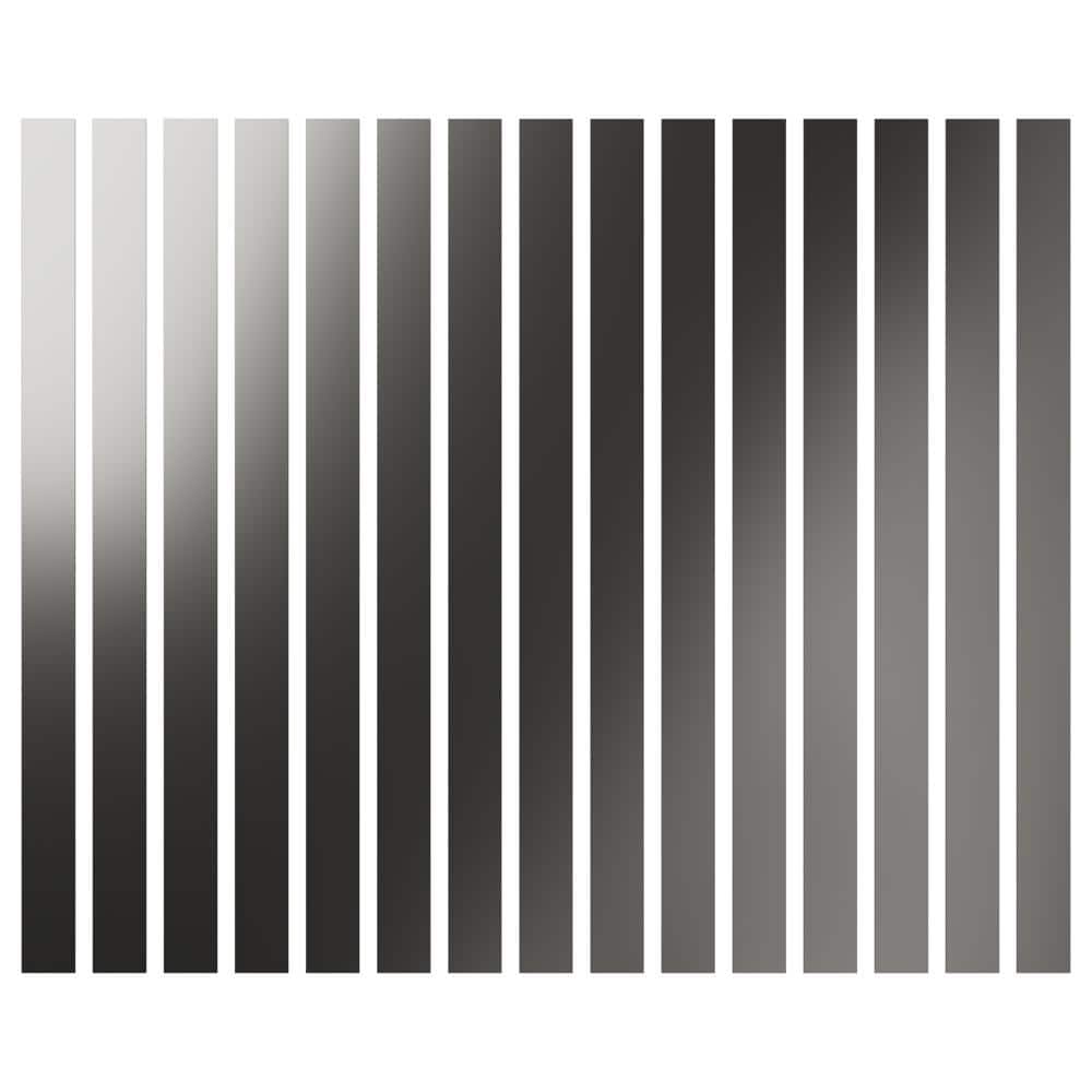 Adjustable Slat Wall 1/8 in. T x 3 ft. W x 4 ft. L Silver Mirror Acrylic Decorative Wall Paneling (15-Pack) price history on PriceWatchPro