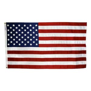 Tough-Tex 4 ft. x 6 ft. Polyester U.S. Flag for High Winds