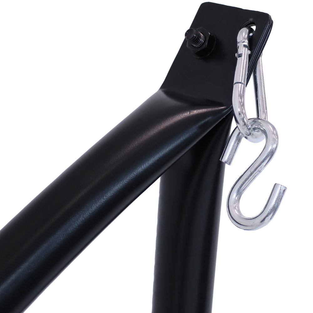 Black Steel X-Stand for Hanging Hammock Chairs