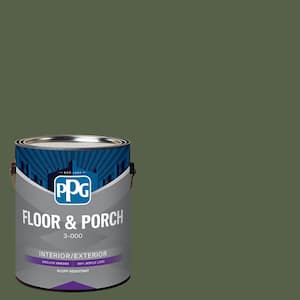 1 gal. PPG1124-7 Grape Leaves Satin Interior/Exterior Floor and Porch Paint