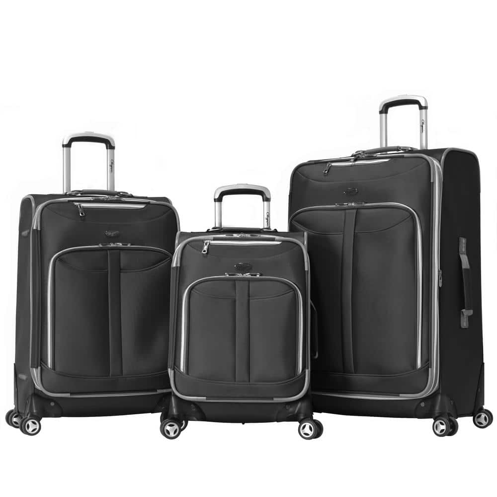 Tuscany 3-Piece Expandable EVA Spinner Set (8-Wheel) OE-8800-3-BK - The ...