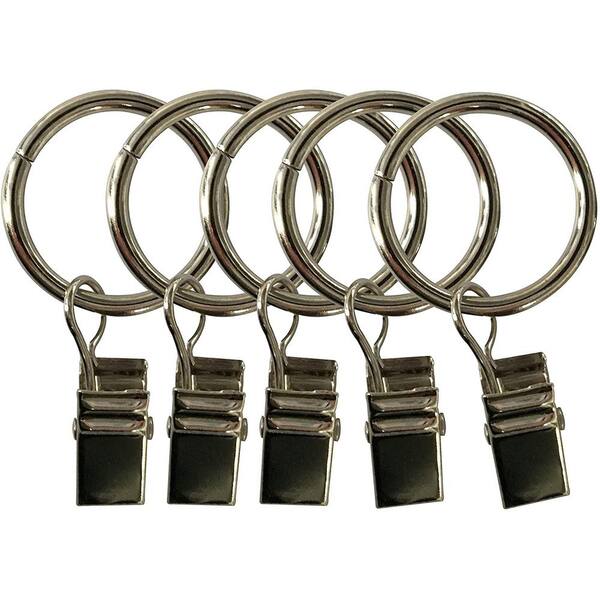 Have A Question About Easy2hang Premium Dry Clip Rings Extra Thick 1 5 In Nickel 36 Pack Pg The Home Depot Easy2hang Premium Dry Clip Rings, Curtain Clip Rings Home Depot